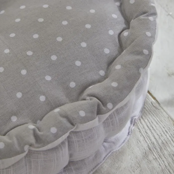 Today Cojín de suelo redondo CHARME Estampado Constance TOD1700239487259 40 x 12 cm 1