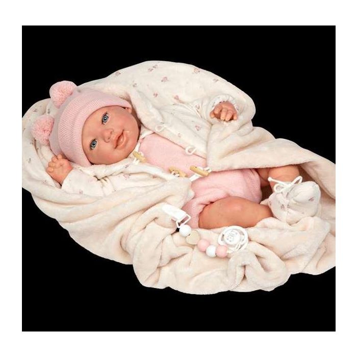 Muñeca reborn arias 45 cm elba c/manta 9 Muñeca reborn arias 45 cm elba c/manta 9