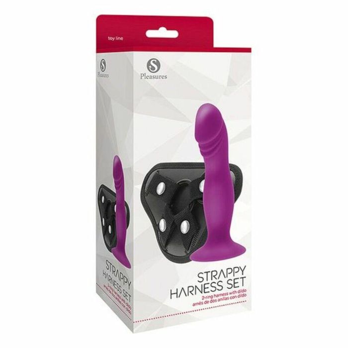 Consolador con arnés S Pleasures Strappy 1 Consolador con arnés S Pleasures Strappy 1