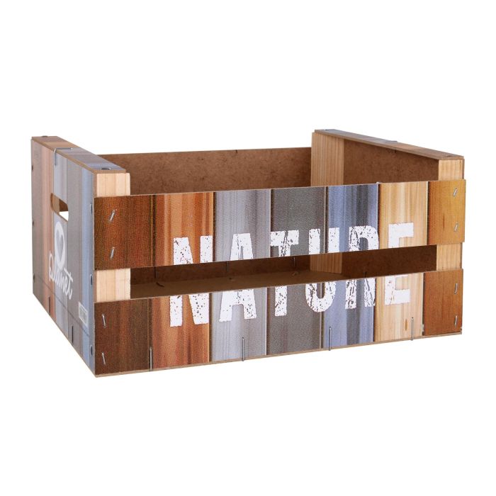 Confortime Caja de Madera Brillo Nature, 36 x 26.5 x 17 cm (6 Unidades) 2