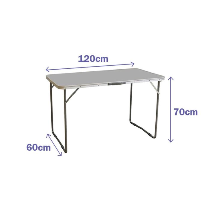 Marbueno Mesa Plegable Acero D19 Surtida Camping y Playa 120X60X70 cm 10030 1 Marbueno Mesa Plegable Acero D19 Surtida Camping y Playa 120X60X70 cm 10030 1