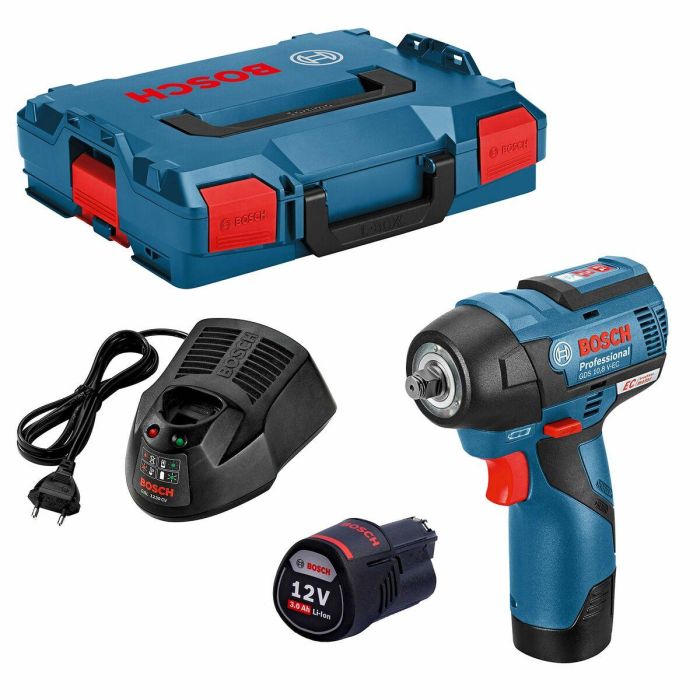 Bosch Professional 06019E0103 Llave de impacto GDS 12V-115 con 2 baterías 3.0Ah y L-BOXX 0 Bosch Professional 06019E0103 Llave de impacto GDS 12V-115 con 2 baterías 3.0Ah y L-BOXX 0