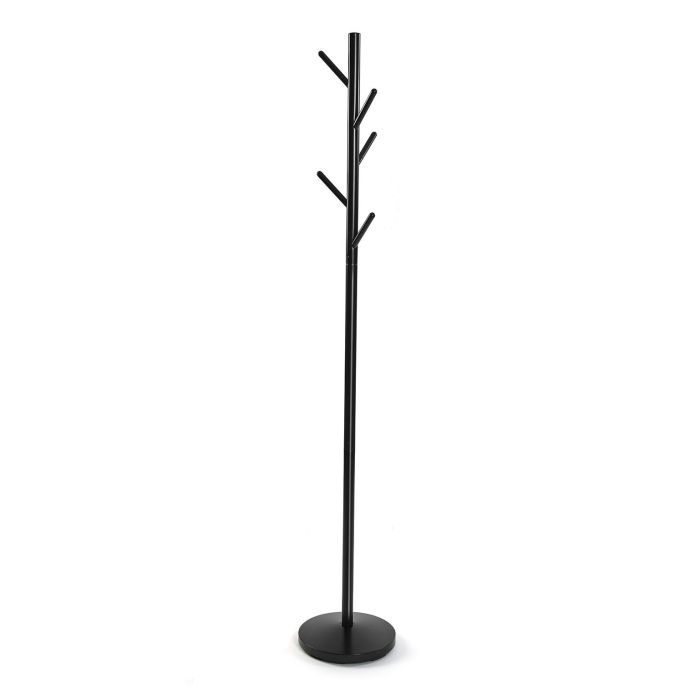 Perchero Negro Eveline Versa 28.5x170 cm - Minimal