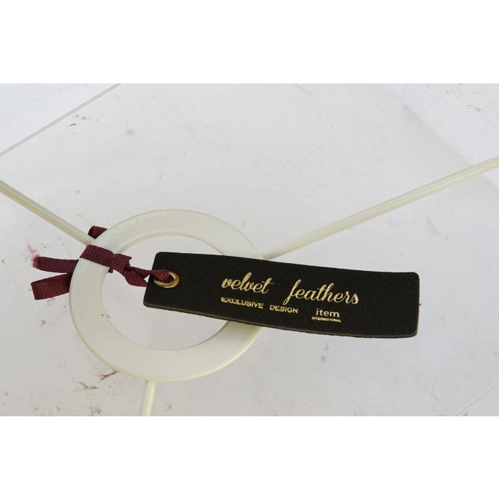 DKD Home Decor Pantalla Peacock Glam Verde Lila 40 x 40 x 24 cm (2 Unidades) 3