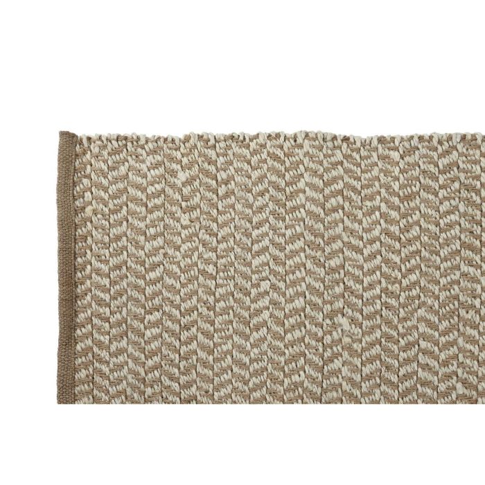 Alfombra Home ESPRIT Blanco Natural 120 x 1 x 180 cm 4