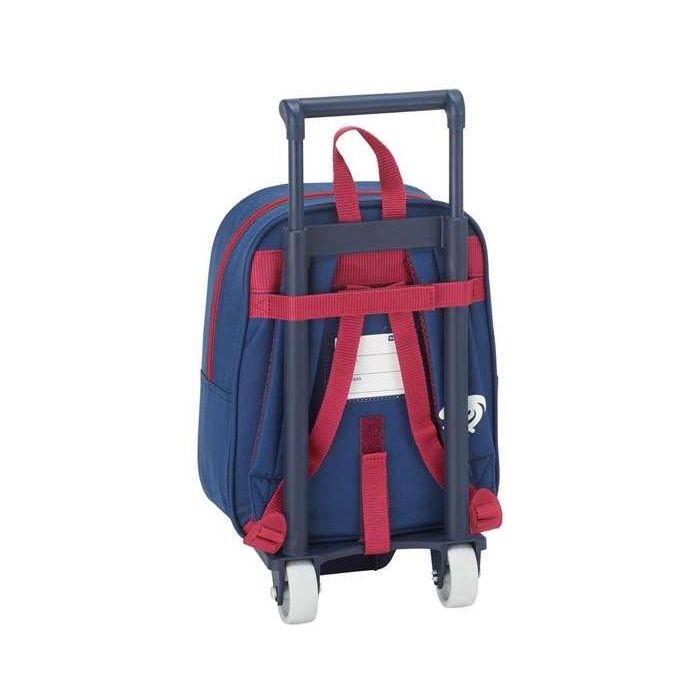 Mochila Escolar con Ruedas 805 Levante U.D. 611820280 Azul Rojo Grana 3