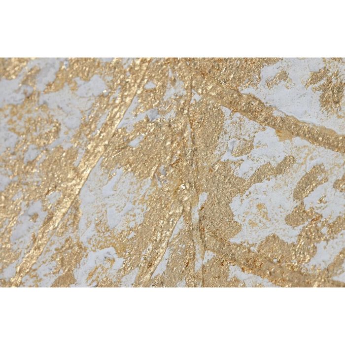 Cuadro Moderno DKD Home Decor Dorado Blanco 4.5 x 82 x 82 cm (2 Unidades) 1 Cuadro Moderno DKD Home Decor Dorado Blanco 4.5 x 82 x 82 cm (2 Unidades) 1