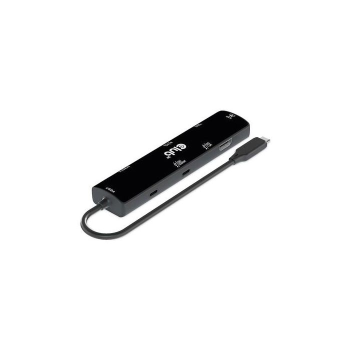 Club3D USB4 Hub 6 en 1 con HDMI 4K120Hz, 2x USB-C, 2x USB, LAN y Power Delivery 100W 0 Club3D USB4 Hub 6 en 1 con HDMI 4K120Hz, 2x USB-C, 2x USB, LAN y Power Delivery 100W 0