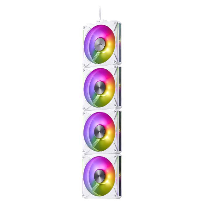 ADATA Hurricane MAG 120 ARGB PWM Ventilador 120mm Blanco PWM 4 pines para PC 0 ADATA Hurricane MAG 120 ARGB PWM Ventilador 120mm Blanco PWM 4 pines para PC 0