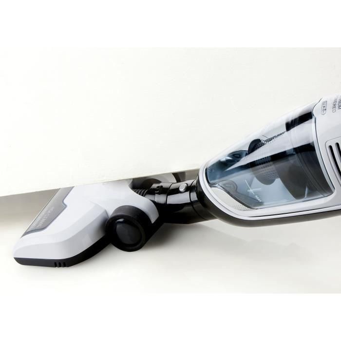 Domo DO217SV Aspirador Escoba Vertical 2 en 1 14,4V Li-Ion Ciclónico con Cepillo Giratorio, Recogedor Extraíble, Autonomía 48 min y Depósito 0,5L 4 Domo DO217SV Aspirador Escoba Vertical 2 en 1 14,4V Li-Ion Ciclónico con Cepillo Giratorio, Recogedor Extraíble, Autonomía 48 min y Depósito 0,5L 4