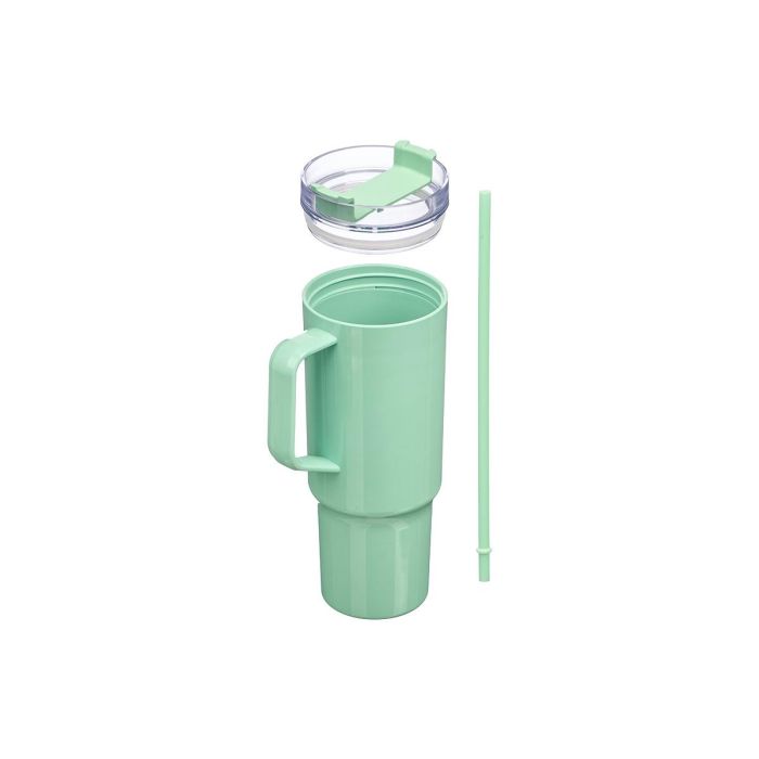 Vaso Pajita Asa 1200Ml Surtidos Azul Verde Kinvara 14x30x10cm (Set de 12) 3 Vaso Pajita Asa 1200Ml Surtidos Azul Verde Kinvara 14x30x10cm (Set de 12) 3