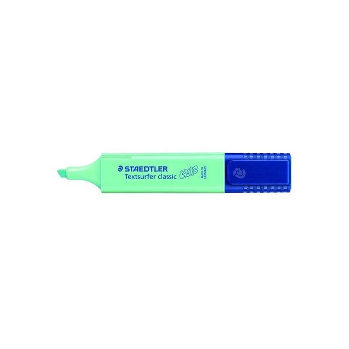 Staedtler Marcador Fluorescente Textsurfer Classic, Tinta Pastel Azul, Pack de 10 Unidades (10 Unidades)