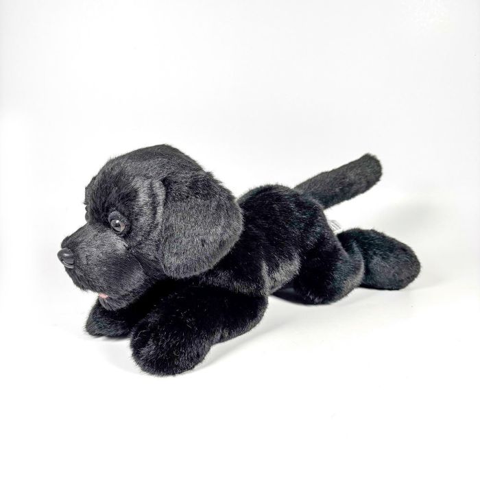 Peluche Labrador Negro Tumbado 25Cm 939D00286 Bocalan