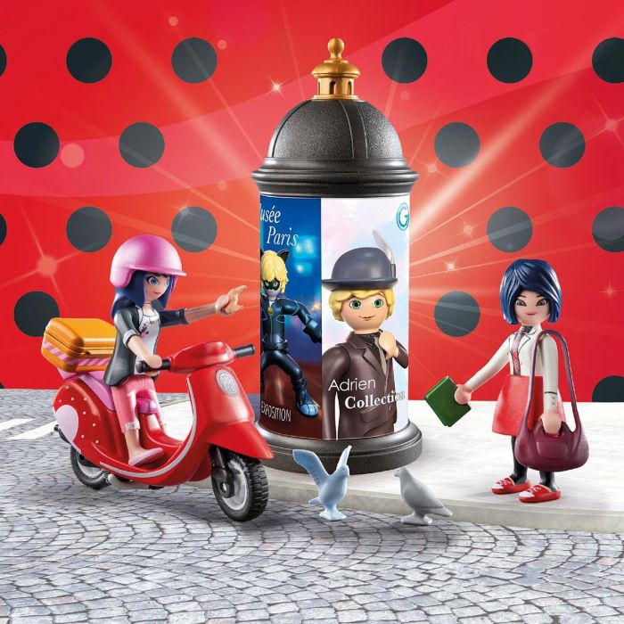 Playmobil 71864 Miraculous: Paseo en Scooter por París con Marinette y Kagami, Maletero, Juego de Construcción para Niños +4 años 2 Playmobil 71864 Miraculous: Paseo en Scooter por París con Marinette y Kagami, Maletero, Juego de Construcción para Niños +4 años 2