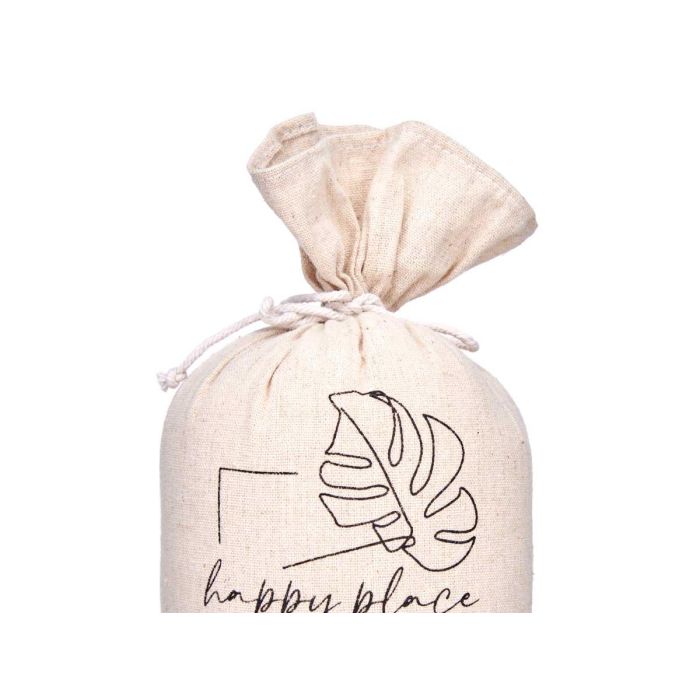 Tope Puerta Saco Happy Place Giftdecor 13x26x13 cm Blanco Tela (6 Unidades) 2 Tope Puerta Saco Happy Place Giftdecor 13x26x13 cm Blanco Tela (6 Unidades) 2