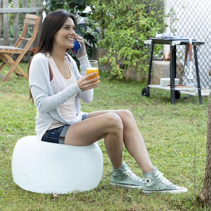 Asiento Hinchable con LED Multicolor y Mando a Distancia Pulight InnovaGoods 11