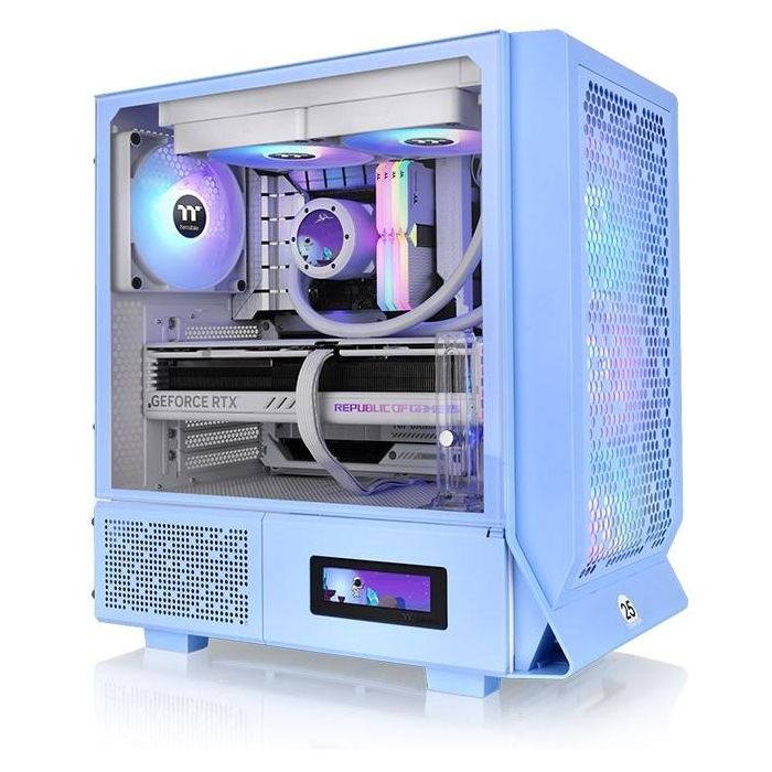 Thermaltake AC-073-OO1NAN-A1 Kit Pantalla LCD 3.9 pulgadas Negro para Tower 300 series y Ceres 330 Hydrangea Blue 4