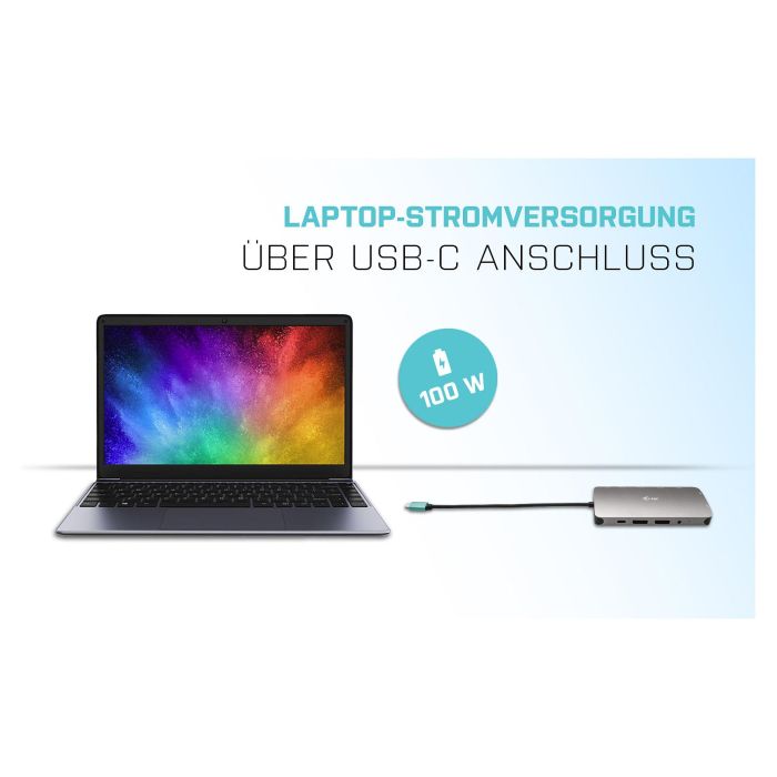 Hub USB 3 Puertos i-Tec C31NANODOCKPROPD 8