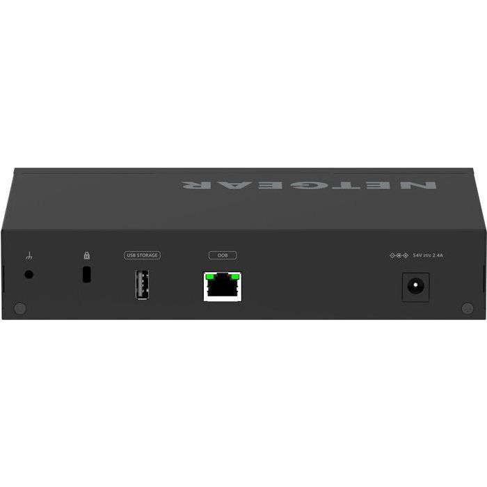 NETGEAR GSM4210PD-100EUS Switch Gestionado 10 Puertos Gigabit Ethernet PoE AV-Line L2/L3 Montaje en Rack 12