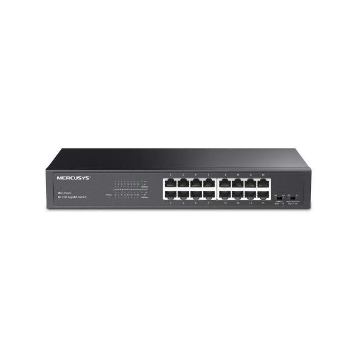 TP-Link MS116GS Switch Gigabit de Sobremesa/Rack de 16 Puertos Mercusys