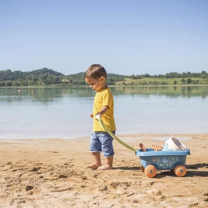 Carrito de playa relleno verde Smoby 3