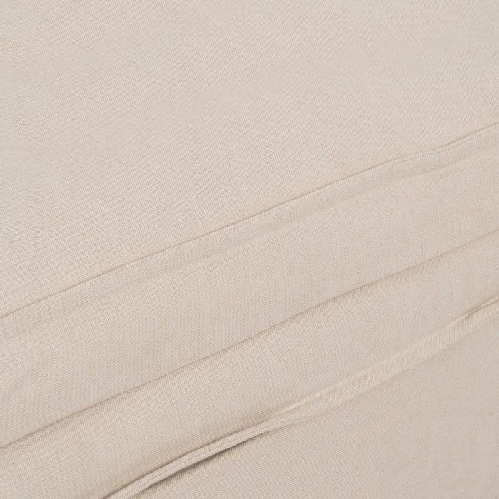 Sofá 2 Plazas Crema Tejido-Madera 180 X 97 X 89 cm