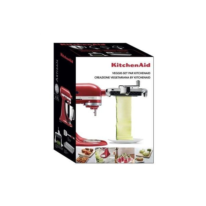 Kitchenaid 5KSMSCA Cortador de Verduras en Láminas Accesorio para Robots de Cocina con 2 Cuchillas de Acero Inoxidable 3