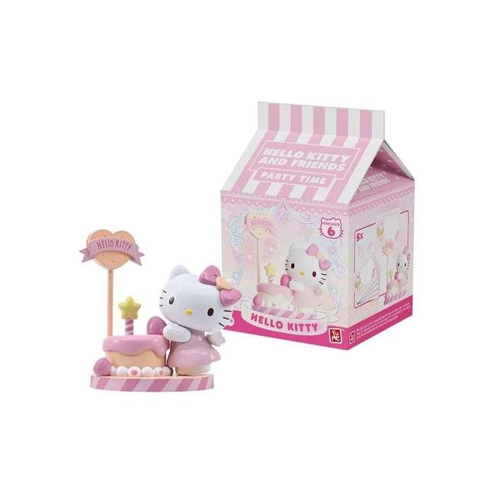 Yume Figura Coleccionable Hello Kitty & Friends Party Time, 9x9x14 cm, Español, Modelos Surtidos 2