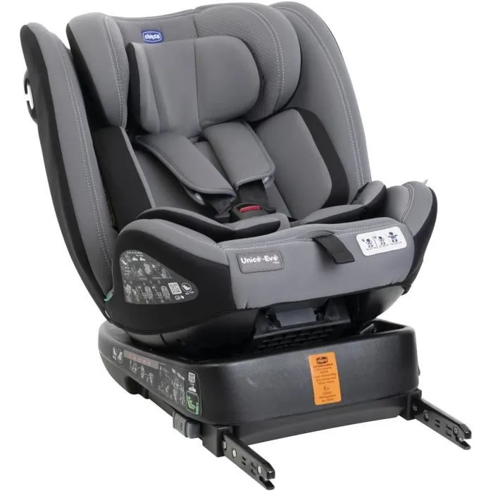 Chicco Silla de Coche UNICO EVO Grupo 0/1/2/3 I-Size Reclinable Reductor Gris Negro AAAOQ23929 4 Chicco Silla de Coche UNICO EVO Grupo 0/1/2/3 I-Size Reclinable Reductor Gris Negro AAAOQ23929 4