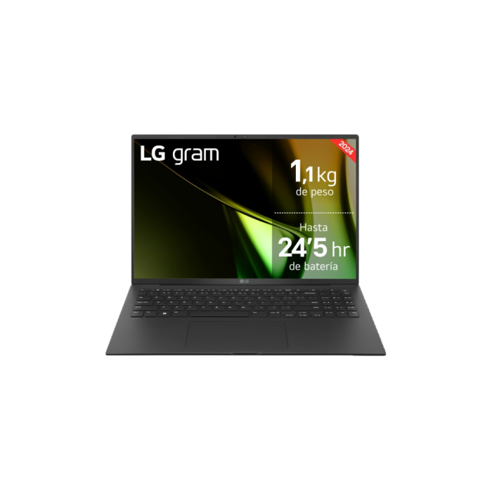 LG Gram 16ZD90S Intel Core Ultra 7 155H Portátil 40,6 cm (16") WQXGA 16 GB LPDDR5-SDRAM 512 GB SSD Wi-Fi 6E (802.11ax) Negro LG Gram 16ZD90S Intel Core Ultra 7 155H Portátil 40,6 cm (16") WQXGA 16 GB LPDDR5-SDRAM 512 GB SSD Wi-Fi 6E (802.11ax) Negro
