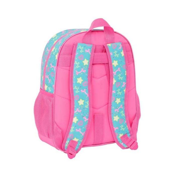 Safta Mochila junior adapt.carro gabby's dollhouse "confetti" 32x38x12 cm 1