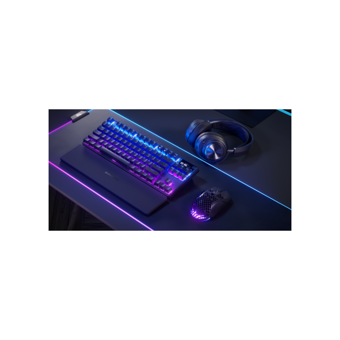 SteelSeries Apex Pro TKL Teclado Mecánico Inalámbrico y Cableado USB + RF Wireless + Bluetooth QWERTY Inglés EE. UU. Negro - 64865 2