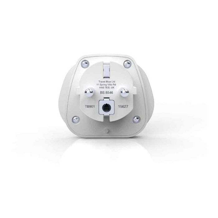 Travel Blue Adaptador entrada múltiple mundial a salida clavija Europa TB-901, compatible con 150 países, salida europea 1