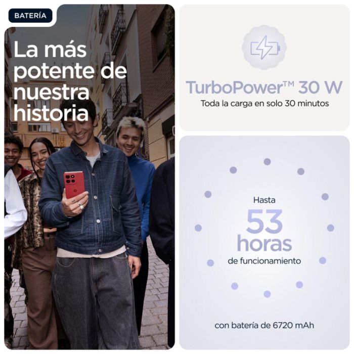Motorola moto g86 power 5G 512GB 8GB RAM Batería 6720 mAh Lila Smartphone Android 15 6 Motorola moto g86 power 5G 512GB 8GB RAM Batería 6720 mAh Lila Smartphone Android 15 6