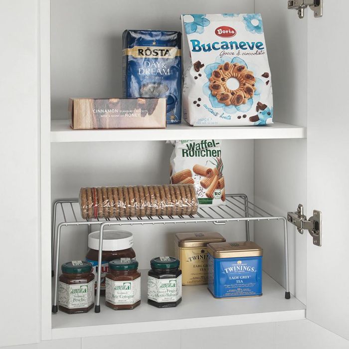 Metaltex Estante extensible para mueble de cocina 'Adapto' 57/33x24x15cm, recubrimiento Polytherm Metallic, Ref. 364300000 2 Metaltex Estante extensible para mueble de cocina 'Adapto' 57/33x24x15cm, recubrimiento Polytherm Metallic, Ref. 364300000 2