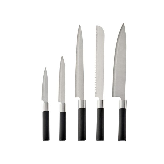 Kinvara Tacoma con 5 Cuchillos Mango Negro 11x36x11.5 cm (Set de 6) 3