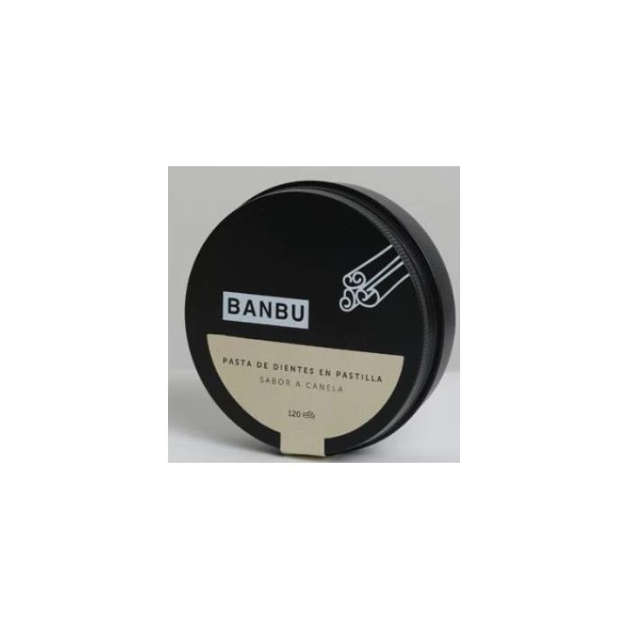 Banbu Recarga Dentífrico Natural Menta y Limón en Pastillas 120 Uds - Triple Acción Anticaries, Antiplaca y Antiinflamatoria con Xylitol