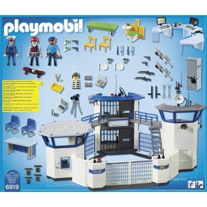 PLAYMOBIL 6919 - Acción de la ciudad - Estación de policía con prisión 1