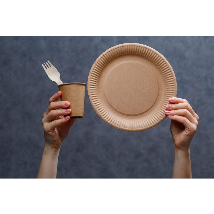 Set de 10 platos de cartón Kraft 20 cm Algon (24 Cajas) 5 Set de 10 platos de cartón Kraft 20 cm Algon (24 Cajas) 5