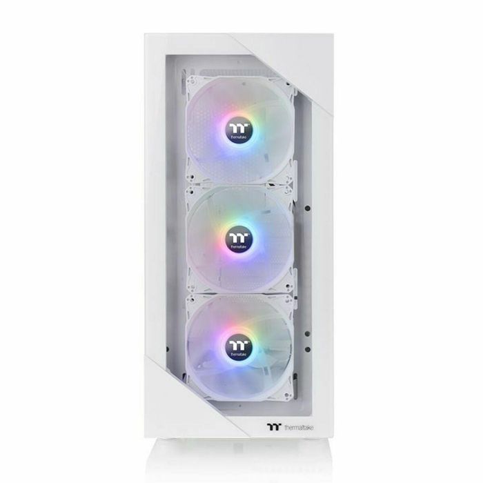 Thermaltake View 200 TG Snow ARGB Caja PC Midi Tower Blanca con 3x Ventiladores 120mm ARGB y Bahías de 2.5/3.5 pulgadas 5