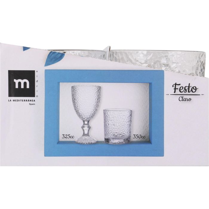 La Mediterranea Vaso Festo Claro 350 cc Colección Festo (36 Unidades) 2