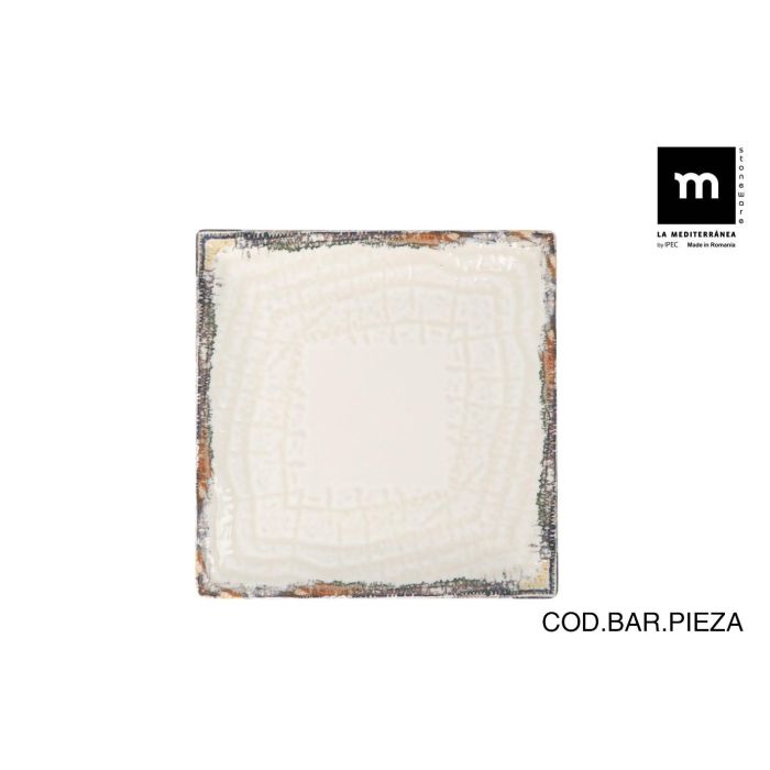 Plato Postre Albus Elite Brillo 18x18 cm - Inde (12 Unidades) Plato Postre Albus Elite Brillo 18x18 cm - Inde (12 Unidades)