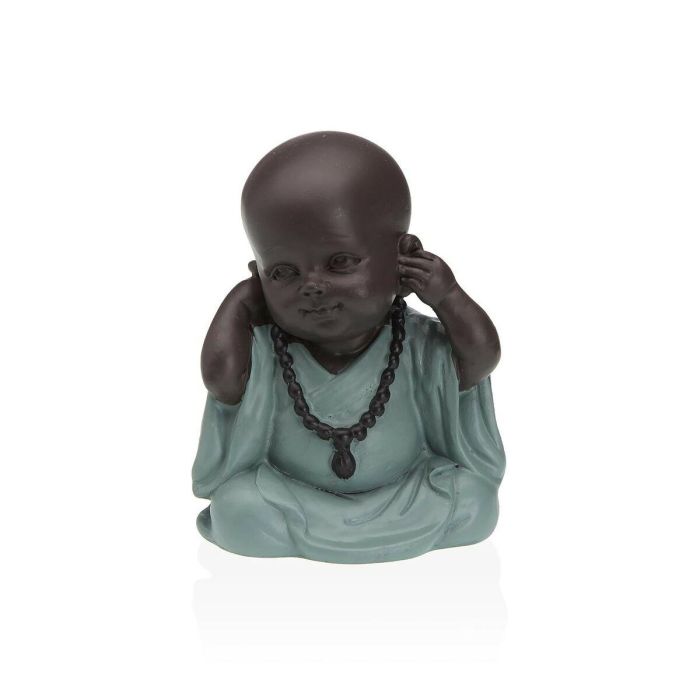 Figura Decorativa Versa Resina Buda 6,5 x 10 x 8,5 cm