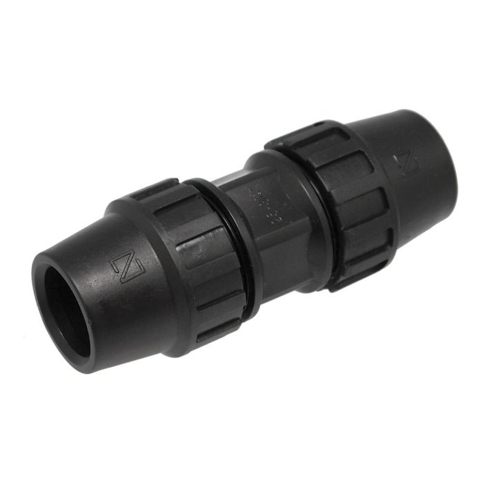 Aqua Control Enlace Conector 32mm (1 Pulgada) de Polipropileno para Tuberías de Riego con Protección Anti UV