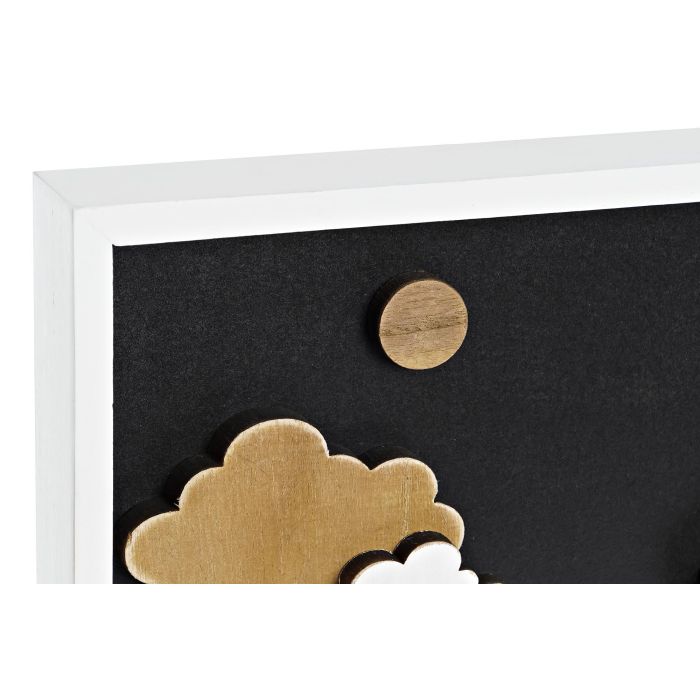 DKD Home Decor Decoración Pared Casas de Madera Estilo Urban Blanco y Marrón, Medidas 40 cm Ancho x 3.5 cm Fondo x 20 cm Alto 1 DKD Home Decor Decoración Pared Casas de Madera Estilo Urban Blanco y Marrón, Medidas 40 cm Ancho x 3.5 cm Fondo x 20 cm Alto 1
