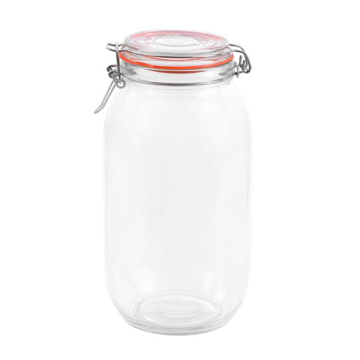 La Mediterranea Tarro Hermético de Vidrio con Cierre Clip, 2000 ml (6 Unidades) 10