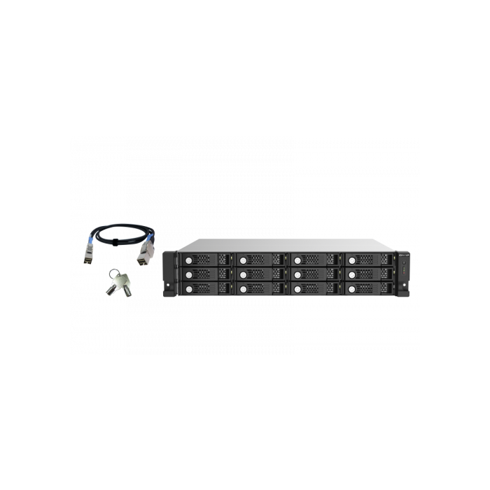 QNAP TL-R1220Sep-RP 2.5/3.5" Carcasa de disco duro/SSD Negro, Gris QNAP TL-R1220Sep-RP 2.5/3.5" Carcasa de disco duro/SSD Negro, Gris