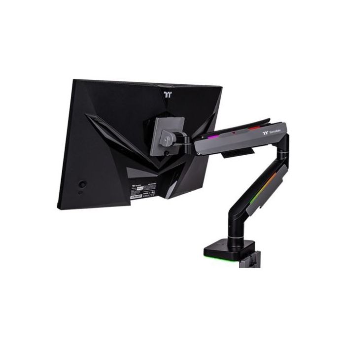 Thermaltake Single RGB Gaming Monitor Arm 17"-49" Black 3 Thermaltake Single RGB Gaming Monitor Arm 17"-49" Black 3