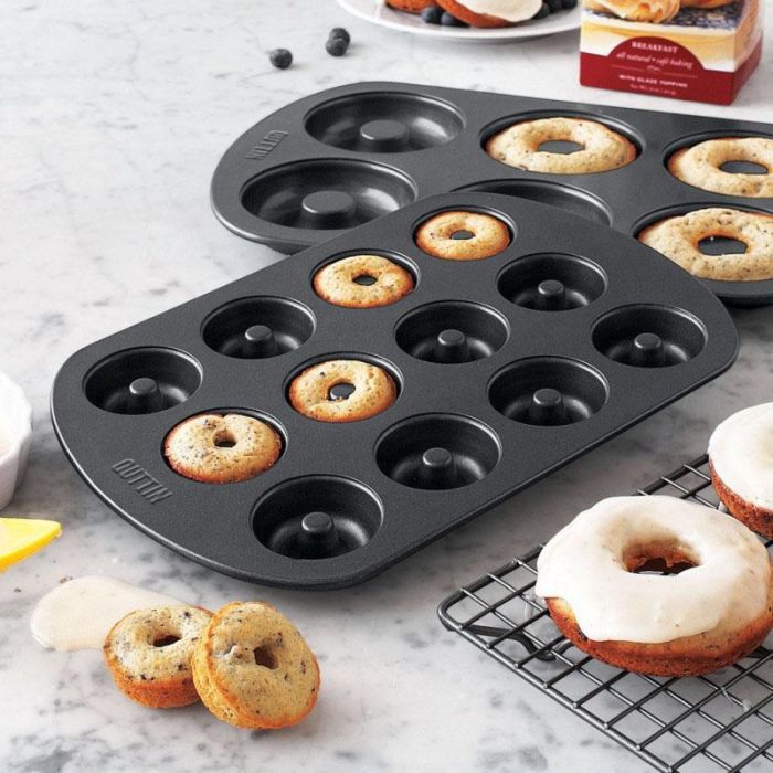 Molde para horno de rosquillas 12 unidades 4.5 cm Quttin (12 Unidades) 2 Molde para horno de rosquillas 12 unidades 4.5 cm Quttin (12 Unidades) 2