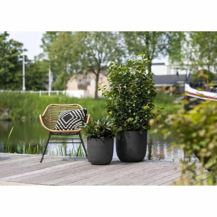 Capi Europe KBL933 424348 Jardiniere Urban Smooth 43x41 cm negro 1 Capi Europe KBL933 424348 Jardiniere Urban Smooth 43x41 cm negro 1